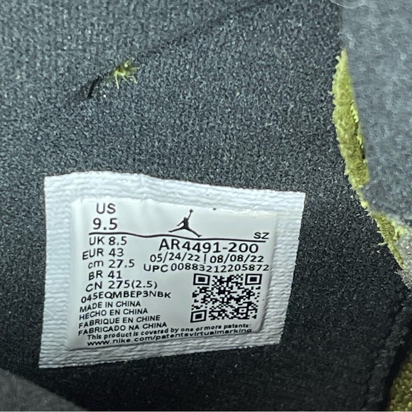 Nike Air Jordan 9 Retro Boot NRG Beef & Broccoli AR4491-200 Men’s Size 9.5 - Picture 7 of 11